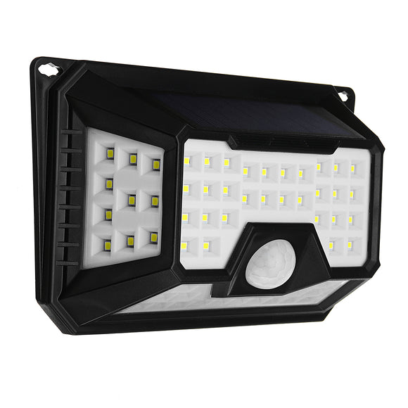ARILUX Waterproof 3.5W 66 LED Solar Light PIR Motion Sensor Wall Lamp 3 Modes for Outdoor Garden