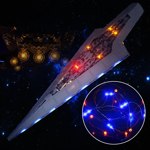 For LEGO 10221 Star Wars Super Star Destroyer Bricks LED Light Lighting Kit ONLY