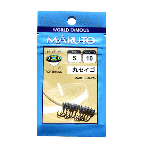 ZANLURE 50pcs Maruseigo #5 Jig Head Hooks Fishing Lead Head Hooks Fishing Hook Tackle