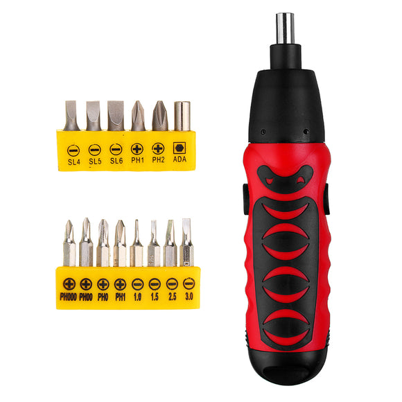 Probale Dry Battery Electric Screwdriver Cordless Mini Drill Household Repair Tool Kit
