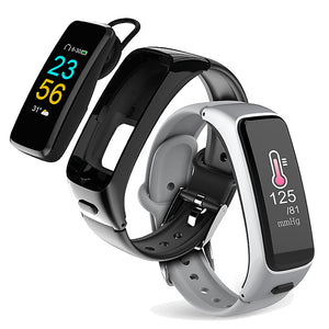 XANES BY21 0.96 TFT Touch Screen Waterproof bluetooth Headset Smart Bracelet Fitness Watch Mi Band"
