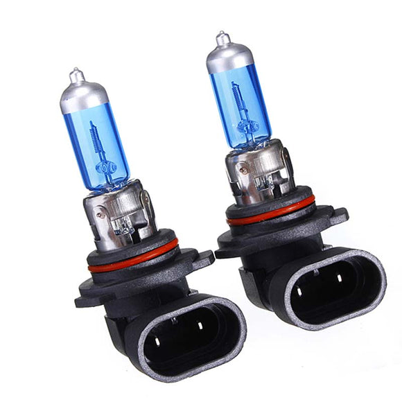 2pcs 9006 HB4 Car Halogen Headlights Bulbs Lamp DC12V 100W 1500-2000LM 5900K