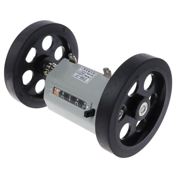 Z96-F  0-9999.9m Mechanical Length Distance Meter Counter Double Rolling Wheel