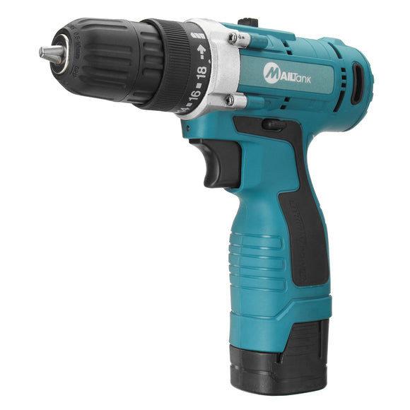Mailtank 18V 5200mAh Cordless 2-Speed Electric Drill Screwdriver Impact Hand Drill