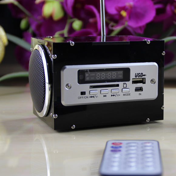 DIY 2x3W Multi-function bluetooth Wireless Small Power Amplifier Speaker Kit With MP3 AUX Radio