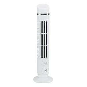 3W Portable Mini USB Fresh Air Cooler 2 Wind Speed Bladeless Tower Desktop Cooling Fan