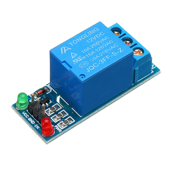 1 Channel 12V Relay Module with Optocoupler Isolation Relay High Level Trigger For Arduino