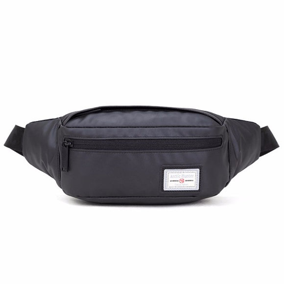 Men Oxford Cloth Waterproof Casual Waist Bag Large Capacity Crossbody Bag
