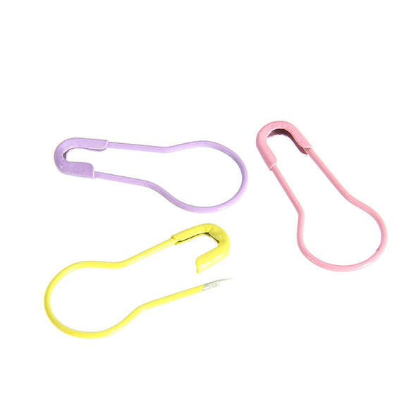 100pcs Mixed Colors Copper Knitting Crochet Locking Stitch Markers Latch Needle Clip