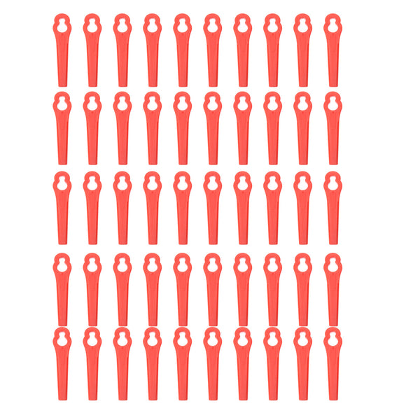 50X Plastic Trimmer Blades For Bosch ART26LI ART26 Accutrim ART26 EasyTrim Accu