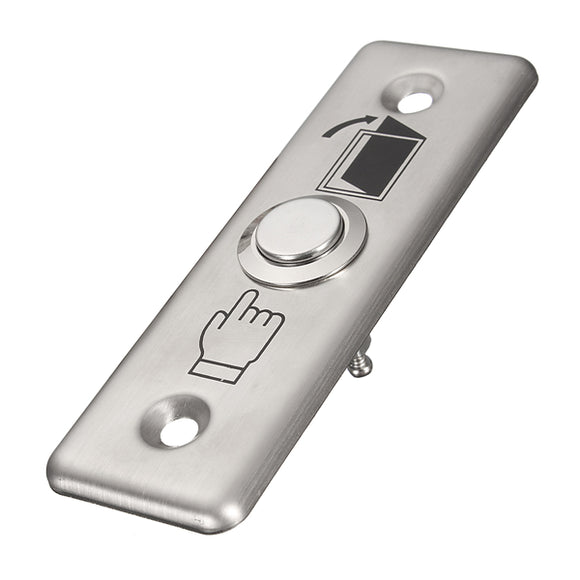 92x28mm Stainless Steel Doorbell Push Button Switch Touch Panel