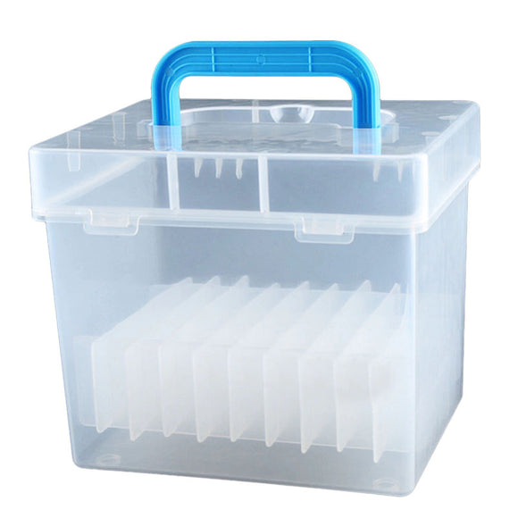 Transparent 80-Slots Portable Waterproof Mark Pens Storage Case Mark Pens Box For Mark Pens Office Desk pen Holder Organizer