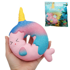 SquishyFun Unicorn Donut Squishy 11*3.5*19CM Slow Rising With Packaging Collection Gift Soft Toy