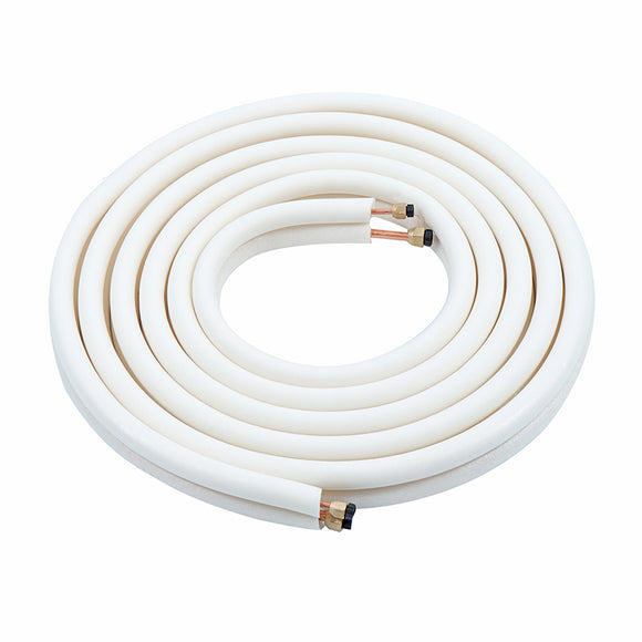 4m Split Line Set Connect Wire Air Conditioner Flared Insulated Copper Coils Tube