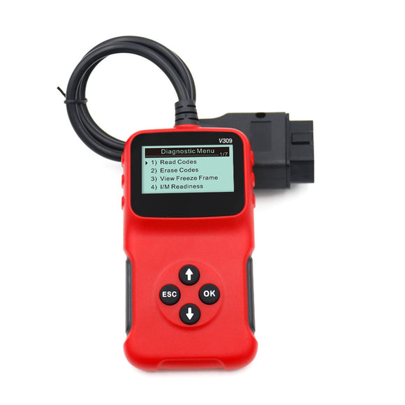 V309 Car Fault Code Reader OBD2 Diagnostic Scanner Engine Car Scanner Tool