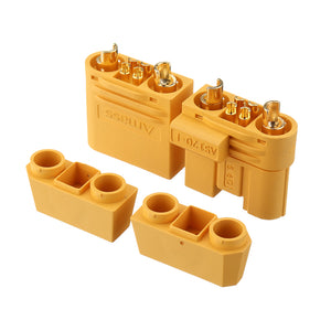 1Pair Amass AS120 Male/Female Plug Connector Resistance Adapter Plug for RC Model FPV Racing Drone Lipo Battery