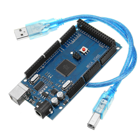 3Pcs Geekcreit Mega2560 R3 ATMEGA2560-16 + CH340 Module With USB Development Board For Arduino