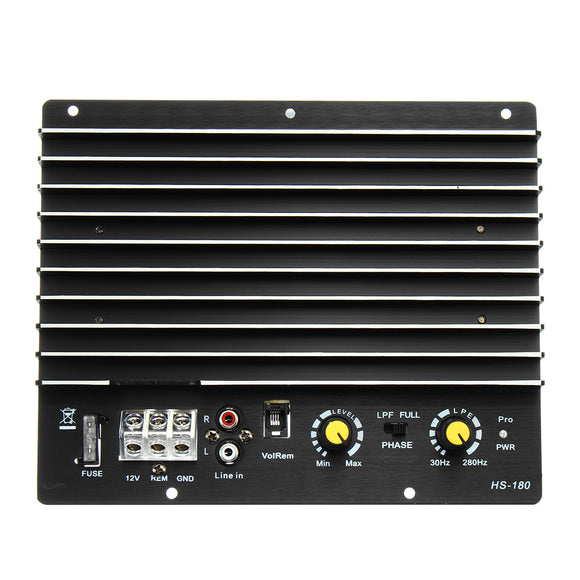 12V 1000W Car Audio Power Amplifier Board Audio Player for 8/10/12 Inch Speaker