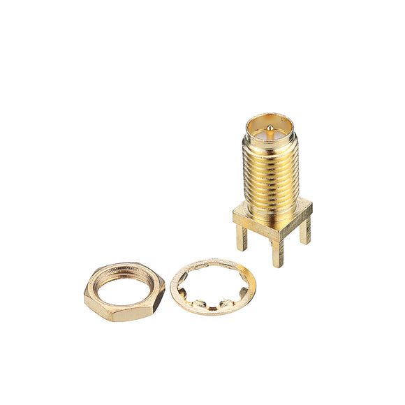 50 Golden SMA-KWE to RP-SMA Female RF Connector Adapter Straight for RC Drone