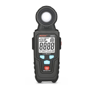 MESTEK LM610 Illuminometer Light Meter 100,000 LUX Digital Luxmeter Luminance Lux Fc Test Max Min Illuminometers Photometer