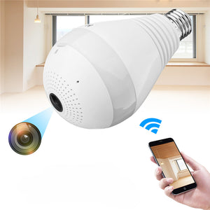 960P HD WIFI Camera Panoramic 360 View Smart Light Bulb Camera Monitoring