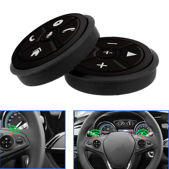 Universal Car Steering Wheel Controller 10 Keys Wireless Remote Control Buttons for Car Stereo Radio DVD GPS Navigation