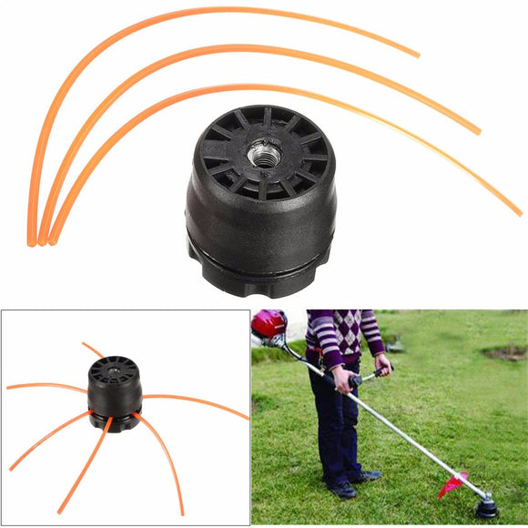 Universal Lawnmower Double Line Trimmer Head Bobbin Set KIT For Gasoline Brush Cutter Lawn