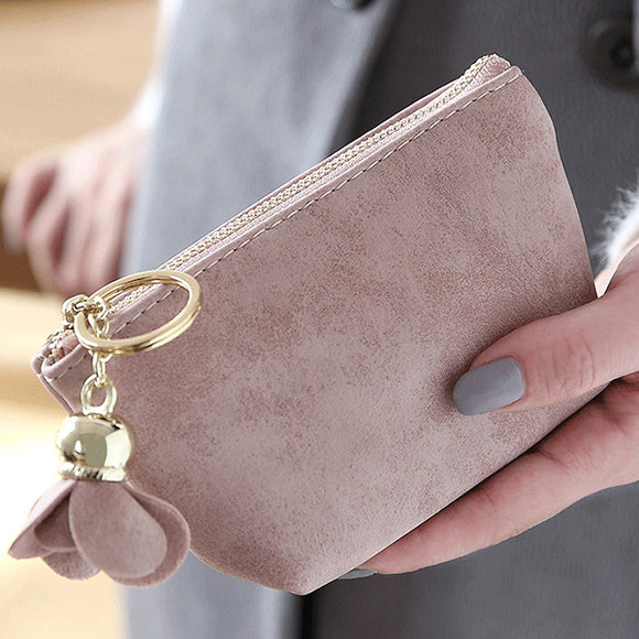 Simple Frosted Clutch Bag Coin Bag Card Bag Fresh Purse For Ladies