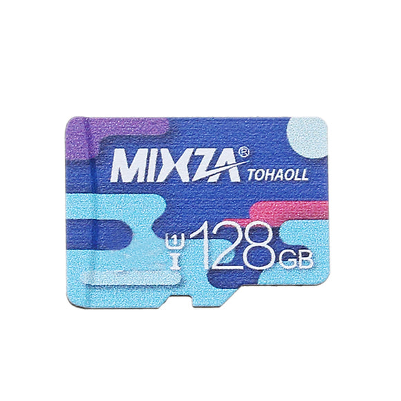 Mixza Colorful Edition U1 128GB TF Micro Memory Card for Digital Camera Smartphone MP3 TV Box