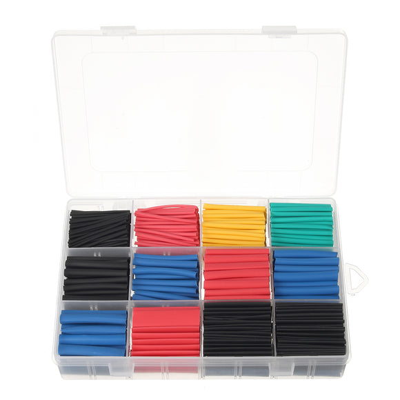 850Pcs Heat Shrink Tube Solder Seal Heat Shrink Butt Wire Connectors Terminals Waterproof