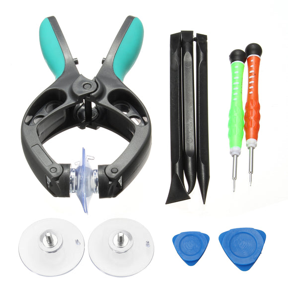 10 in 1 Mobile Phone Repairtoolkit LCD Screen Opening Pliers Tool Screwdrivers Pry Suction