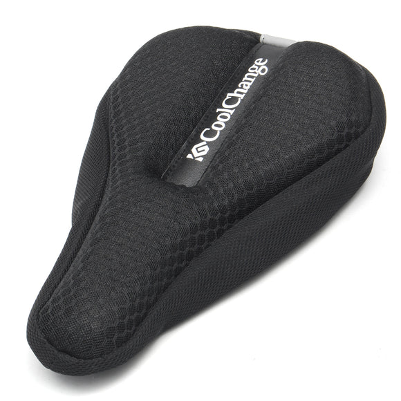 BIKIGHT Bike Saddle Pad Cushion Silicone Gel Bike Seat Cover Case Soft Pad Breathable