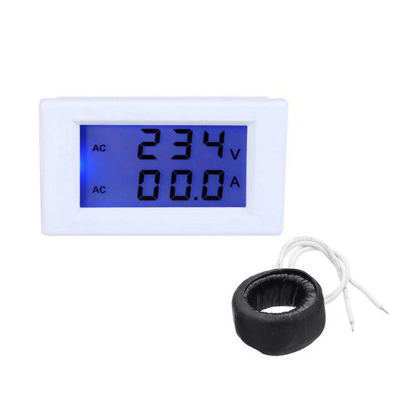 D85-2042 LCD Dual Digital Display Liquid Crystal Ampere Meter AC Voltmeter Ammeter