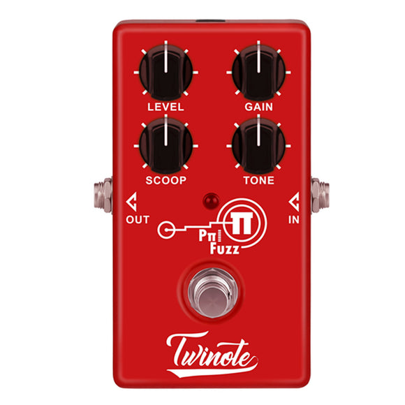 Twinote P FUZZ Modern FUZZ Electric Guitar Effects Pedal True Bypass Low Noise