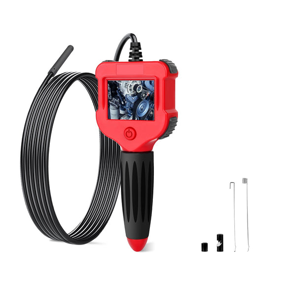 Professional Industrial HD Borescope with 2.4 Inch LCD Screen 5.5mm Borescope Inspection Camera 1/3M Cable USB Waterproof