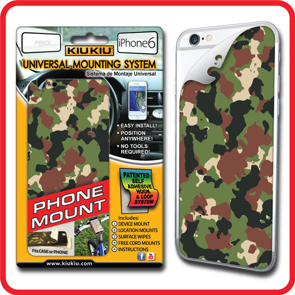 KIUKIU Multi-Purpose Magic Back Sticker PhonE-mount Stand For iPhone 6 6S