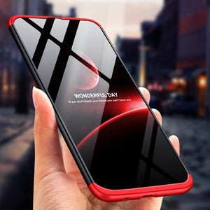 Bakeey 3 in 1 Double Dip 360 Hard PC Protective Case For Samsung Galaxy A70 2019