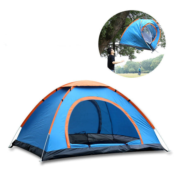 3-4 persons Tent Sunshade Automatic Quick Opening Sun Shelter Single Layer Waterproof UV Shade Camping Hiking