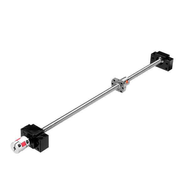 Machifit SFU1204 500mm Ball Screw+1204 Ball Nut+BK/BF10 End Supports+6.35x10mm Coupler