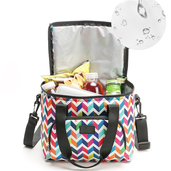 10L Picnic Bag Thermal Insulated Thermal Cooler Insulated Tote Lunch Food Container BBQ Storage Box