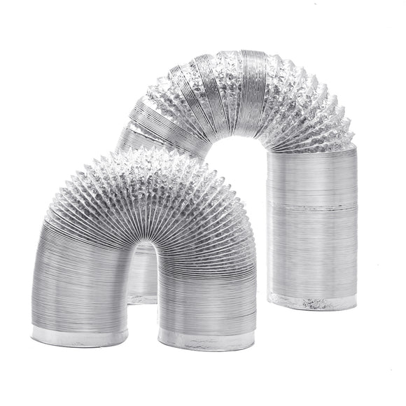 5/10M 125mm Aluminum Foil Flexible Ducting  Air Ventilation Duct Hydroponic