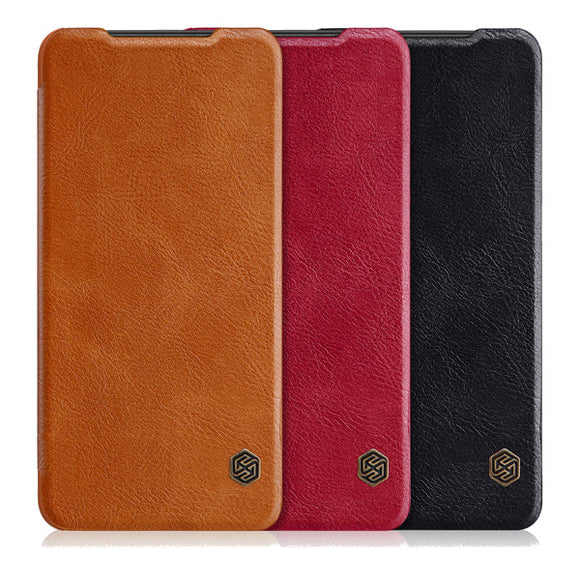 NILLKIN Flip PU Leather Smart Sleep Credit Card Slot Protective Case For Xiaomi Mi 9 / Mi9 Transparent Edition