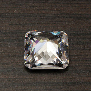 15mm Transparent Square Loose Gemstone Gem Design Ring Necklace DIY