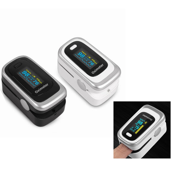 Finger Pulse Oximeter Blood Oxygen Saturation Athletic and Aviation Pulse Oximeters Respiratory Rate PI Sleep Monitor