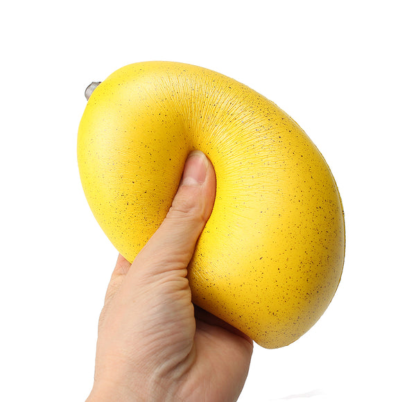 18CM Colossal Kawaii Cute Jumbo Squishy Cream Stress Scented Slow Rising Mango Toy for Cell Phone