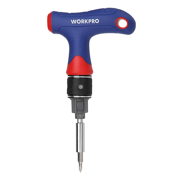 WORKPRO 21 in 1 Precision Screwdriver Set Dual Drive T Type Handle Express Ratcheting Driver Set