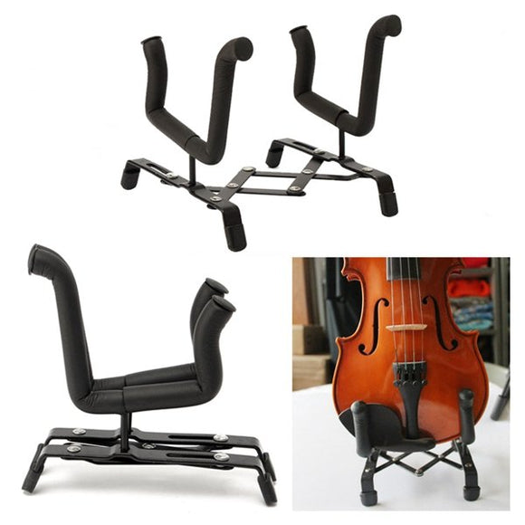 Foldable Violin Guitar Mandolin Ukulele Floor Stand Shelf Light