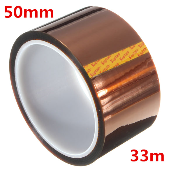 50mm 33m High Temperature Heat Resistant Polyimide Gold Protective Tape