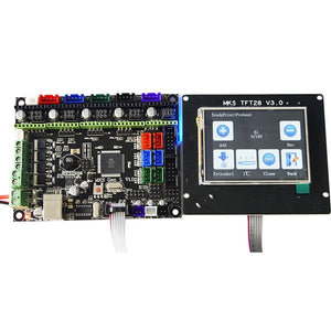 MKS-GEN L V1.0 Integrated Controller Mainboard + 2.8 Inch MKS-TFT28 For 3D Printer