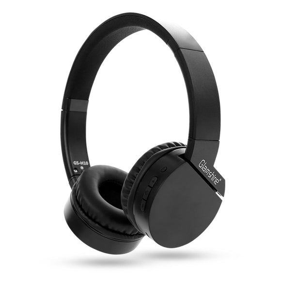 Glamshine GS-H10 Wireless bluetooth 5.0 Headphone 3.5mm AUX-in TF Card Stereo Foldable Headset with Mic